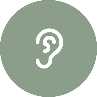 Icono escucha